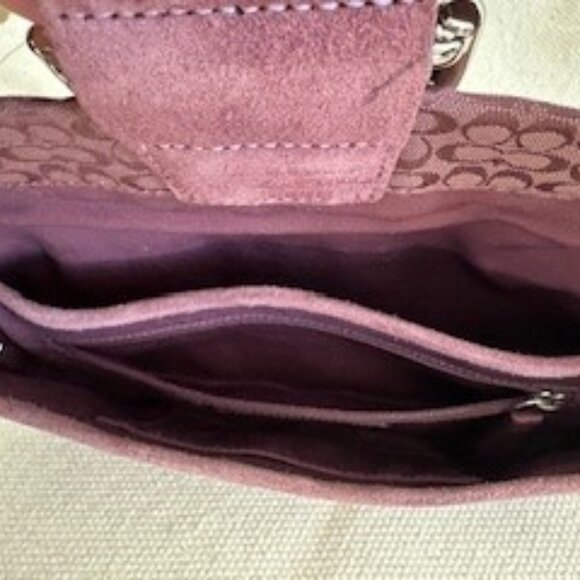 COACH Soho Mini Signature Bag - Lavender - Picture 9 of 9
